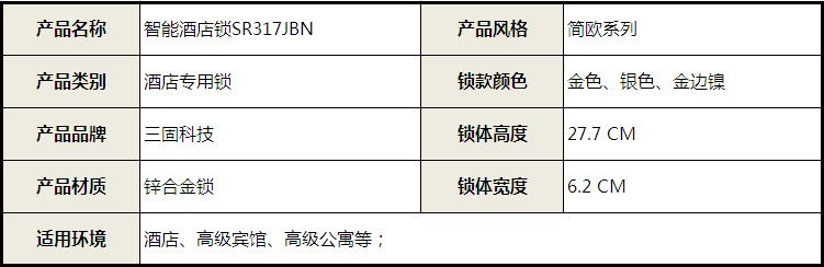 智能门锁 电子门锁 酒店锁