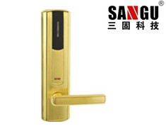 电子门锁厂家 指纹密码锁 三固科技