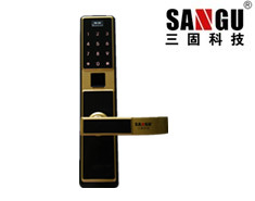 指纹密码厂家 电子门锁 三固科技