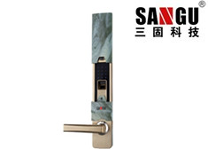 指纹密码锁厂家  三固科技