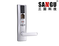 成都指纹锁厂家 三固科技