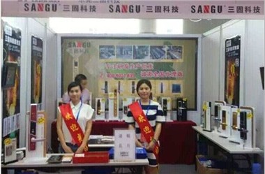电子门锁厂家 博览会 三固科技