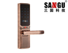 山东指纹密码锁厂家 三固科技