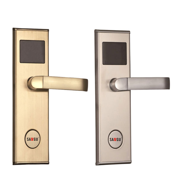 智能门锁 智能酒店锁 智能指纹密码锁 三固智能柜门锁